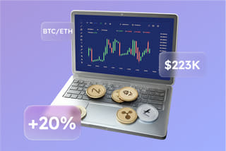 Apresentação visual do conceito de plataforma de trading automático impulsionada por inteligência artificial